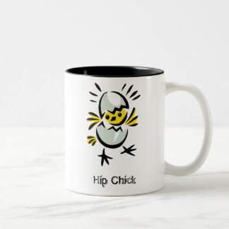 2 Couleurs Tasse de poussin de hanche