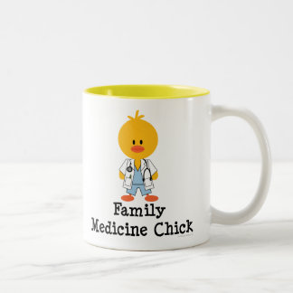 2 Couleurs Tasse de poussin de médecine de la famille