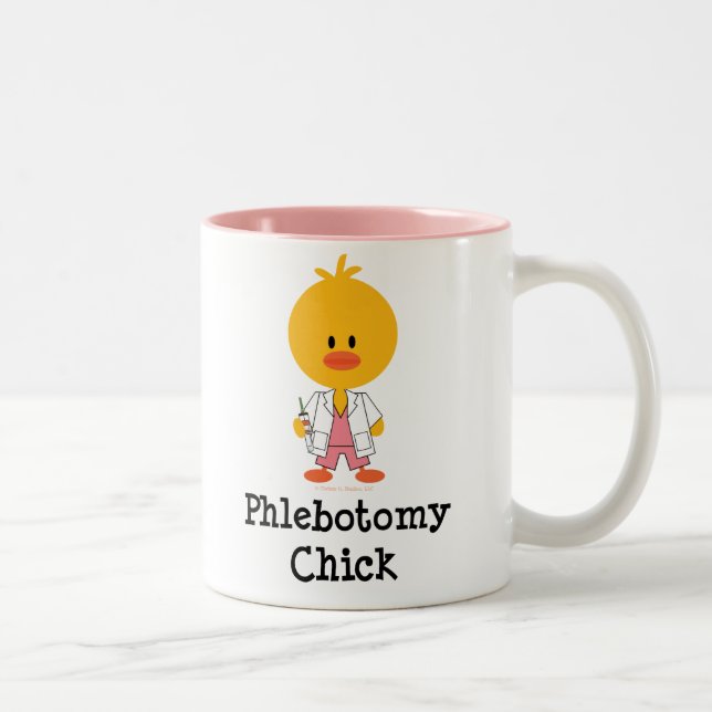 2 Couleurs Tasse de poussin de Phlebotomy (Droit)