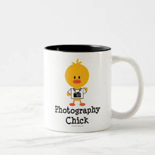 2 Couleurs Tasse de poussin de photographie