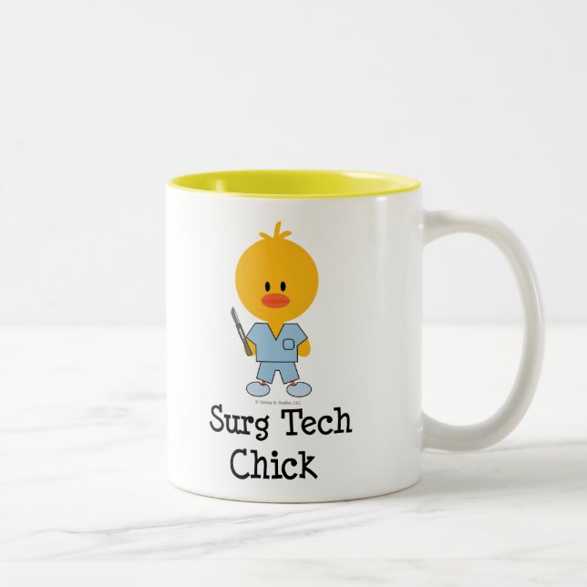 2 Couleurs Tasse de poussin de technologie de Surg (Droit)