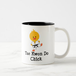 2 Couleurs Tasse de poussin du Taekwondo