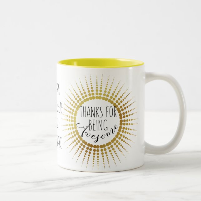2 Couleurs Tasse de professeur, professeur impressionnant et (Droit)