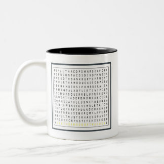 2 Couleurs Tasse de puzzle