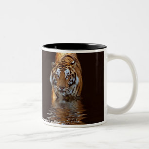 2 Couleurs Tasse de réflexion de tigre