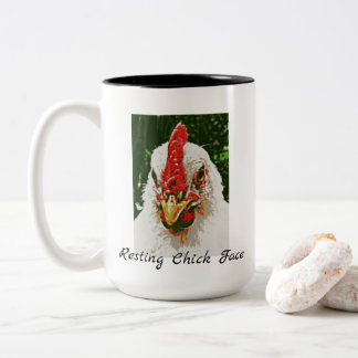 2 Couleurs Tasse de repos de visage de poussin