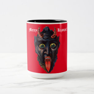 2 Couleurs Tasse de rouge de Krampus