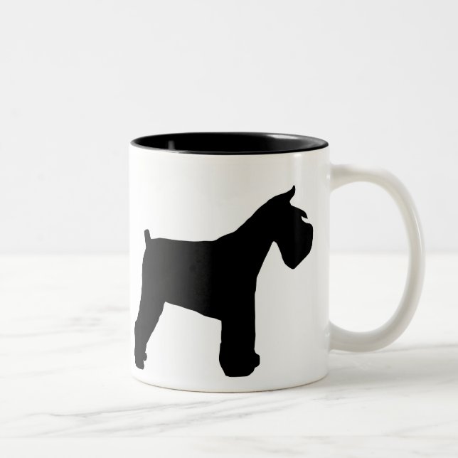 2 Couleurs Tasse de Schnauzer (Droit)