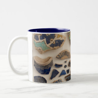 2 Couleurs Tasse de Sherds de navire