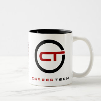 2 Couleurs Tasse de signature d'identité de CareerTech avec