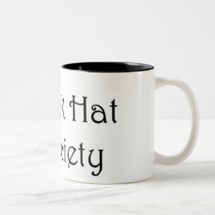 2 Couleurs Tasse de société de casquette noir
