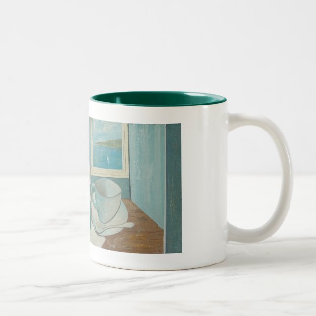 2 Couleurs Tasse de St Ives : Vin Blanc. (Droit)