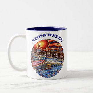 2 Couleurs Tasse de Stonewheel Surfin