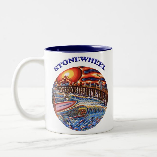 2 Couleurs Tasse de Stonewheel Surfin (Gauche)