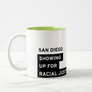 2 Couleurs Tasse de SURJ San Diego - vert de chaux à deux