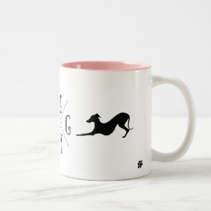 2 Couleurs Tasse de tasse de chien de lévrier italien