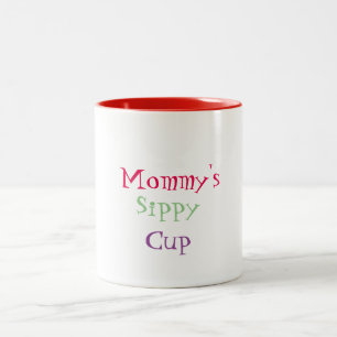 2 Couleurs Tasse de tasse de Sippy de la maman