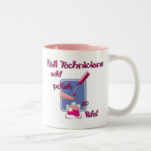 2 Couleurs Tasse de techniciens de clou