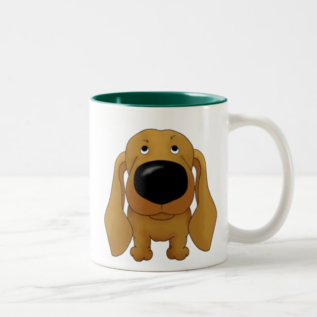 2 Couleurs Tasse de teckel (Droit)