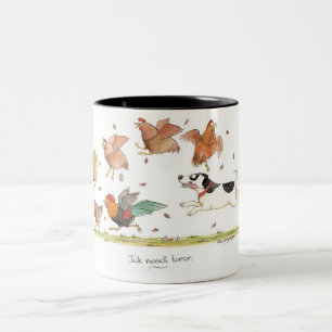 2 Couleurs Tasse "de terreur de Jack Russell"