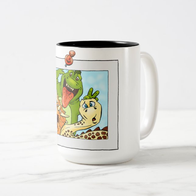 2 Couleurs Tasse de thésaurus d'Edgar - photo (Devant droit)