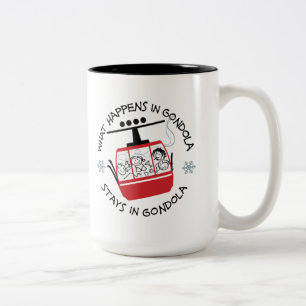 2 Couleurs Tasse de tour de gondole