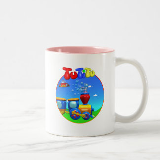 2 Couleurs Tasse de train de TuTiTu