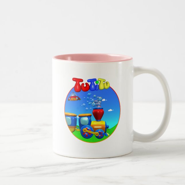 2 Couleurs Tasse de train de TuTiTu (Droit)