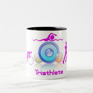 2 COULEURS TASSE DE TRIATHLETE