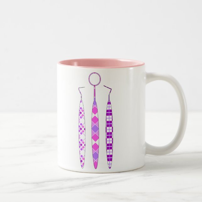 2 Couleurs Tasse de trio d'instrument (Droit)