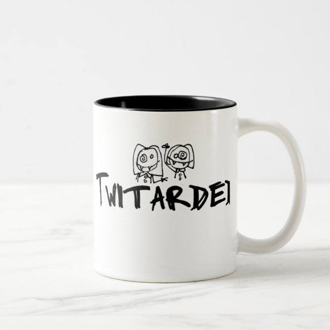 2 Couleurs Tasse de Twitarded (Droit)