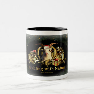 2 Couleurs Tasse de vacances de Noël de chèvre de Magoats