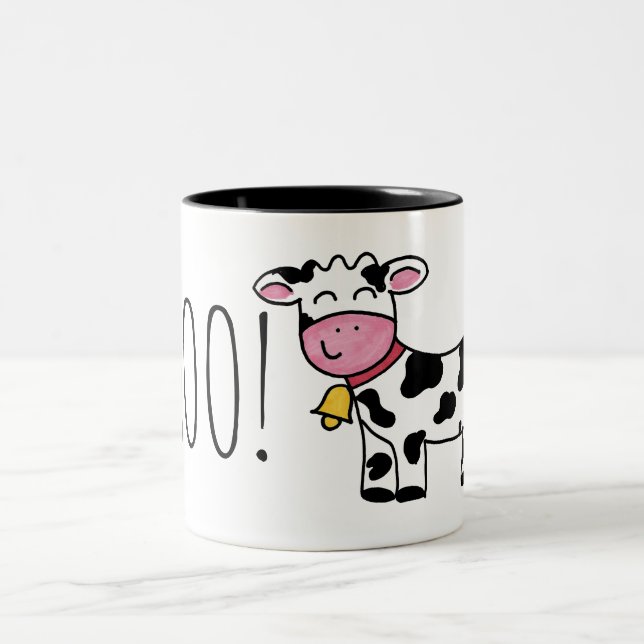 2 Couleurs Tasse de vache (Centre)