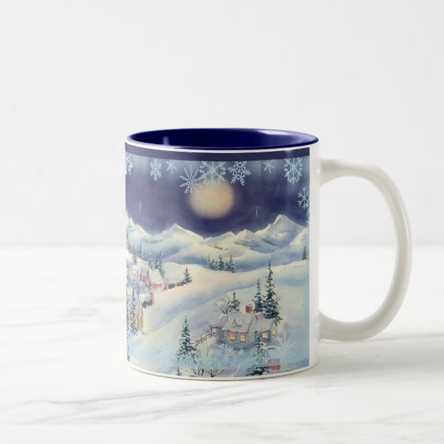 2 Couleurs TASSE de VILLE de NOËL par SHARON SHARPE (Droit)