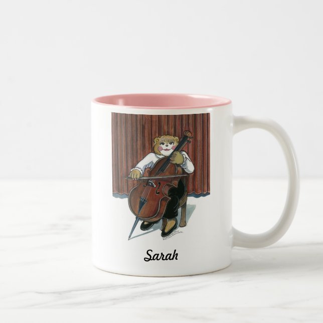2 Couleurs Tasse de violoncelle (Droit)
