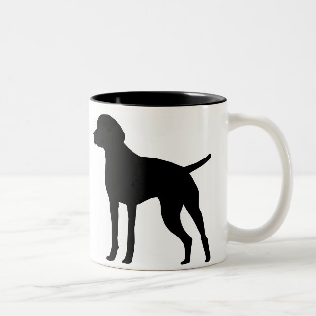 2 Couleurs Tasse de Vizsla (Droit)