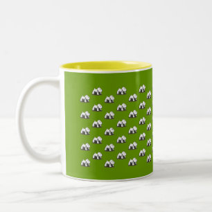 2 Couleurs Tasse de WestiePattern