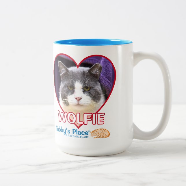 2 Couleurs Tasse de Wolfie (Droit)