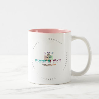 2 Couleurs Tasse de wow (rose)