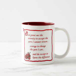 2 Couleurs Tasse de Yarnaholic