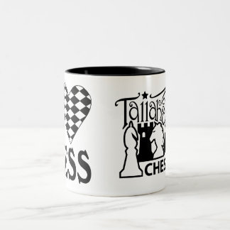 2 Couleurs Tasse d'échecs d'amour du club d'échecs de