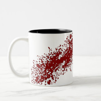 2 Couleurs Tasse d'éclaboussure de sang