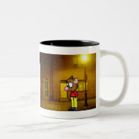 Tasse découragée de souris