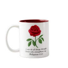 Tasse d'écriture sainte de bible de 4h13 de