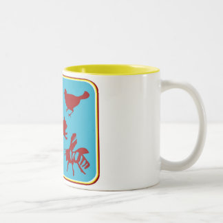 2 Couleurs Tasse d'écureuil