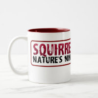 Tasse d'écureuil de Ninja