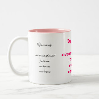 2 Couleurs Tasse d'égalité