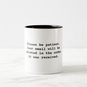 2 Couleurs Tasse d'email de bureau