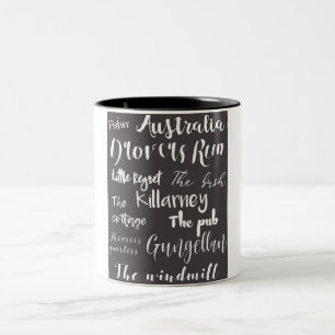 2 Couleurs Tasse d'emplacements des filles de McLeod