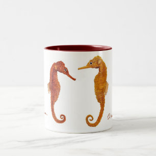 2 Couleurs Tasse d'équidés d'océan